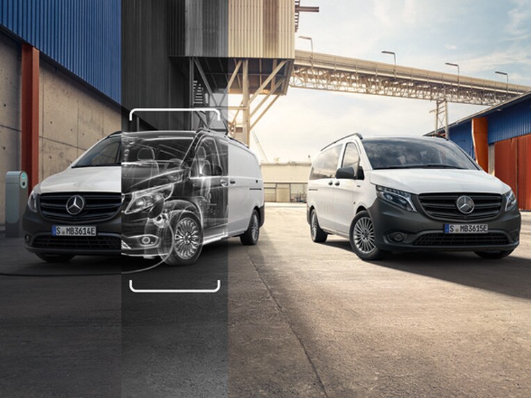 Entdecken Sie den Mercedes-Benz Vito Transporter Mercedes-Benz Vito Transporter in Dunkelgrau