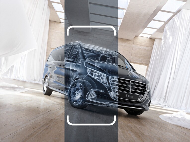 Entdecken Sie den Mercedes-Benz V-Klasse Van Mercedes-Benz V-Klasse Van in Dunkelgrau