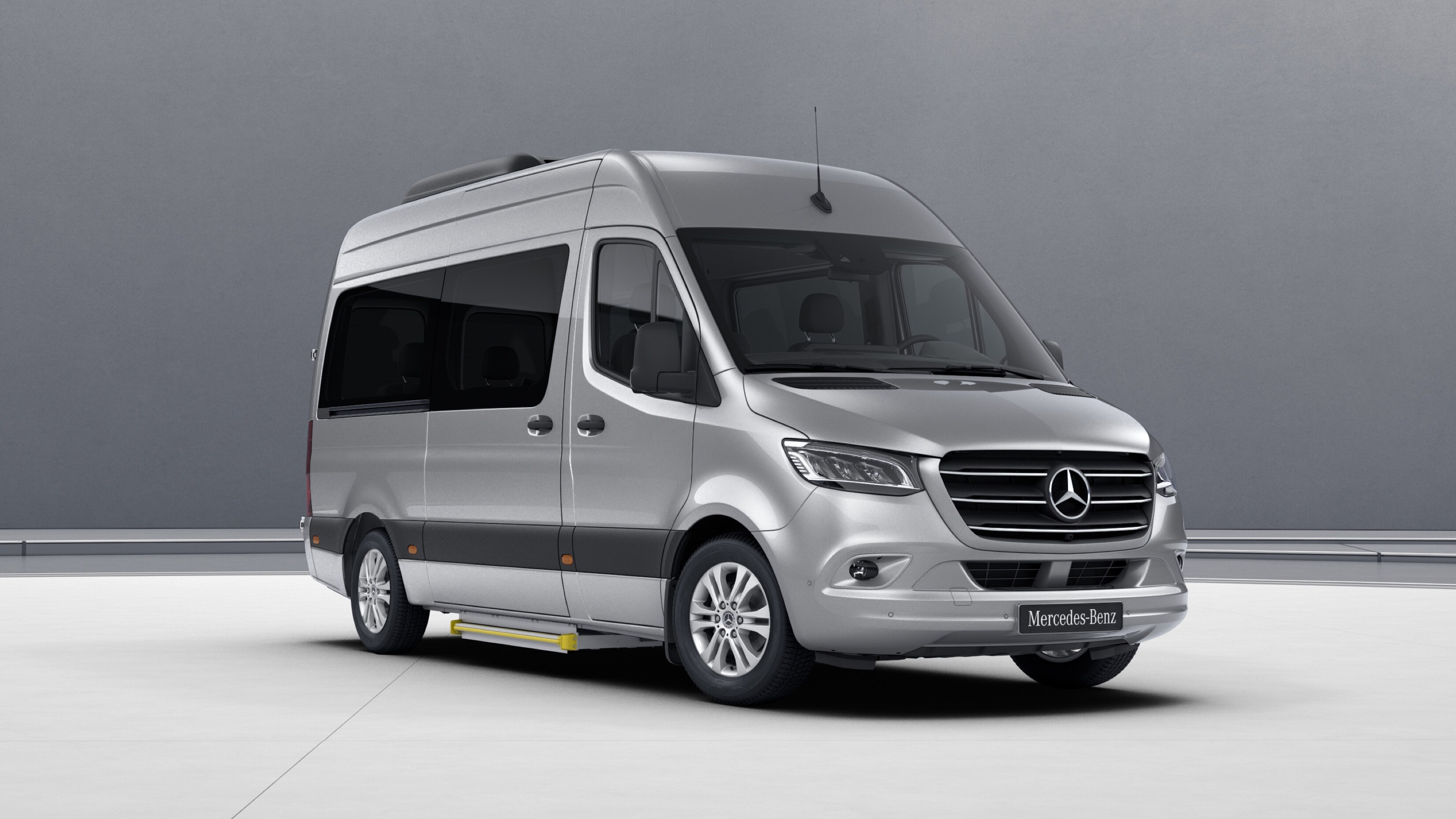 Entdecken Sie die Mercedes-Benz Großraumlimousinen Mercedes-Benz Sprinter Großraumlimousine in Hellgrau